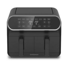 STATESMAN SKAF08017BK Digital Dual Zone Air Fryer - Black