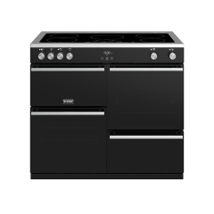 Stoves Precision Deluxe S1000Ei Black 444410757